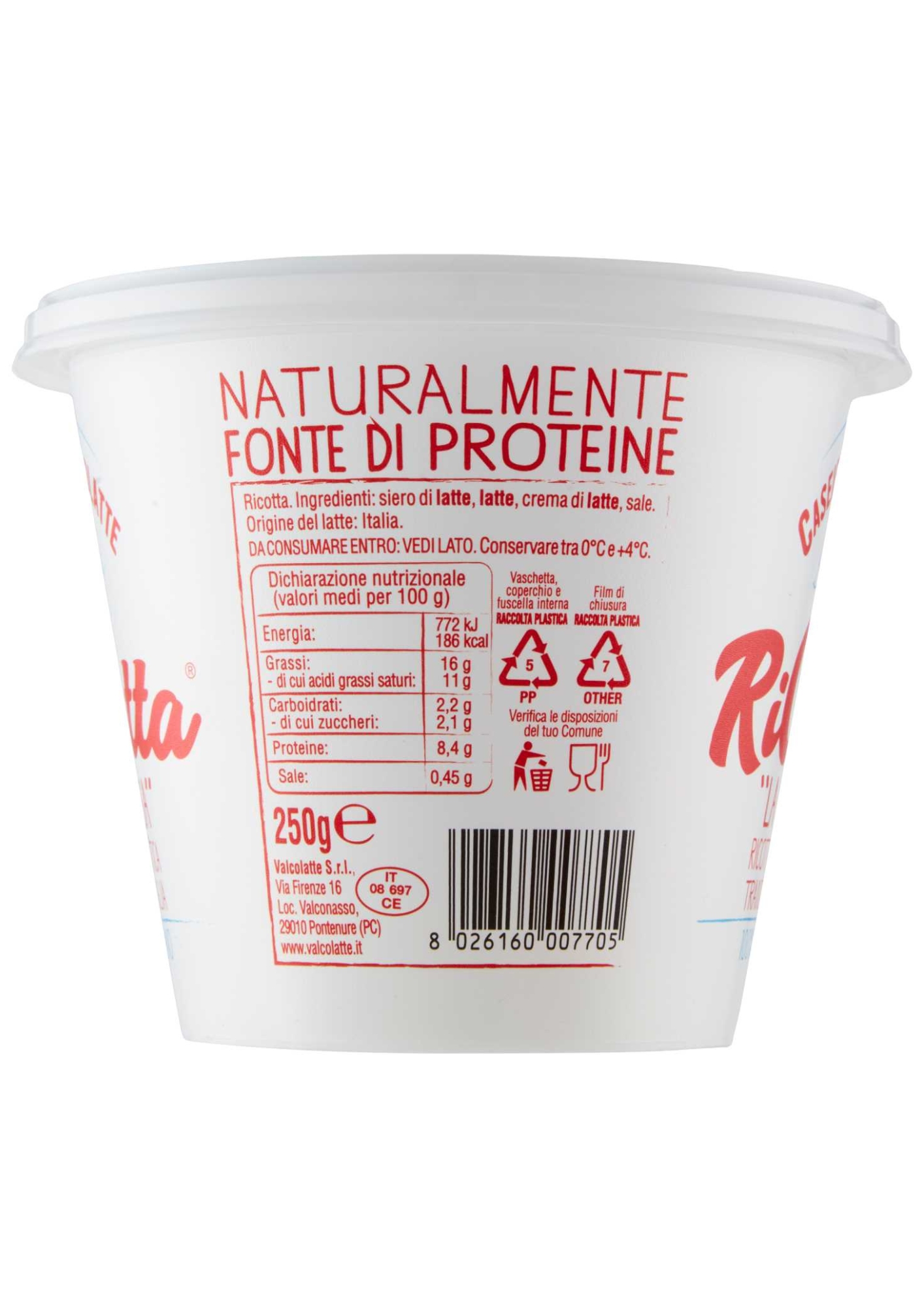 RICOTTA 250GR
